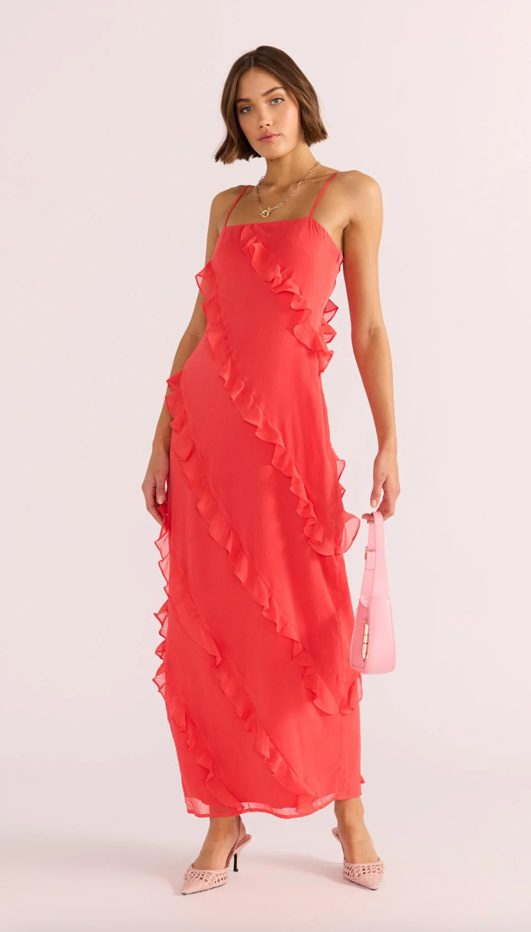 Venus Ruffle Maxi Dress