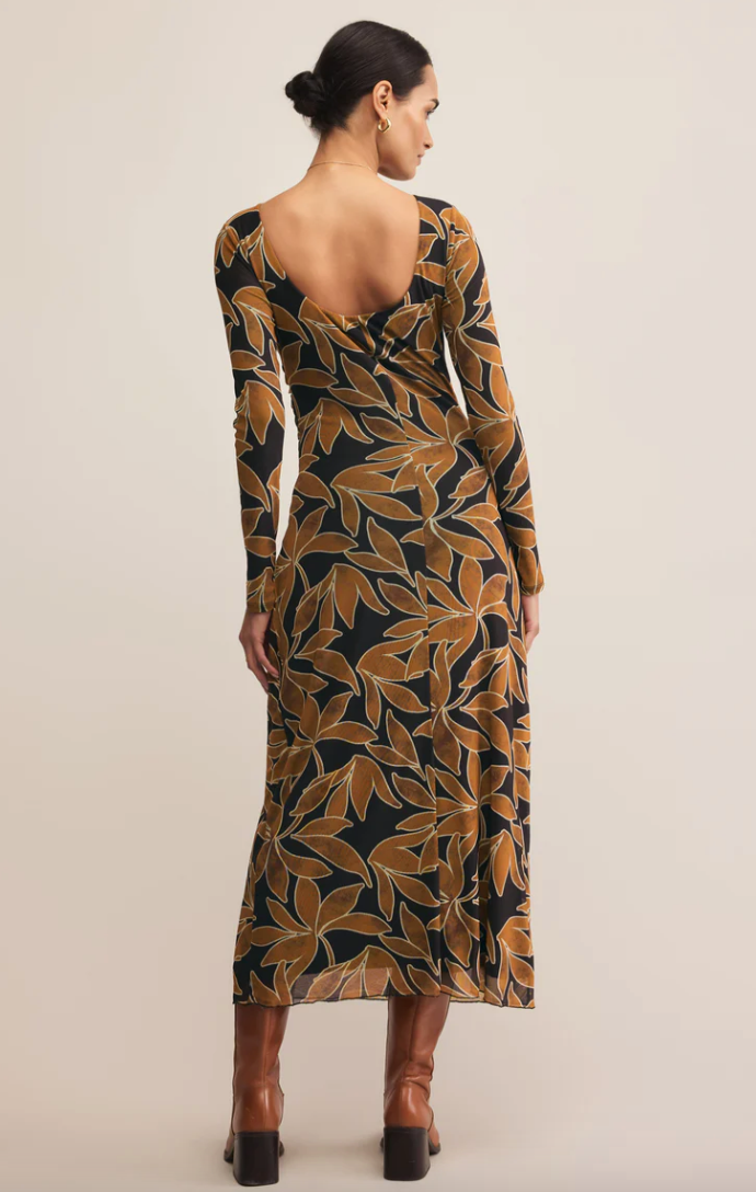 Spellbound Nox Floral Dress- Coconut