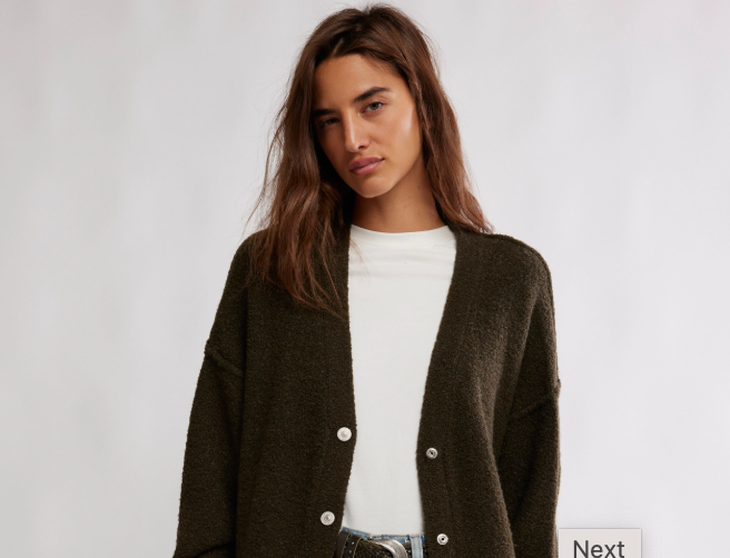 WTF Blazing Cardi - Dark Green