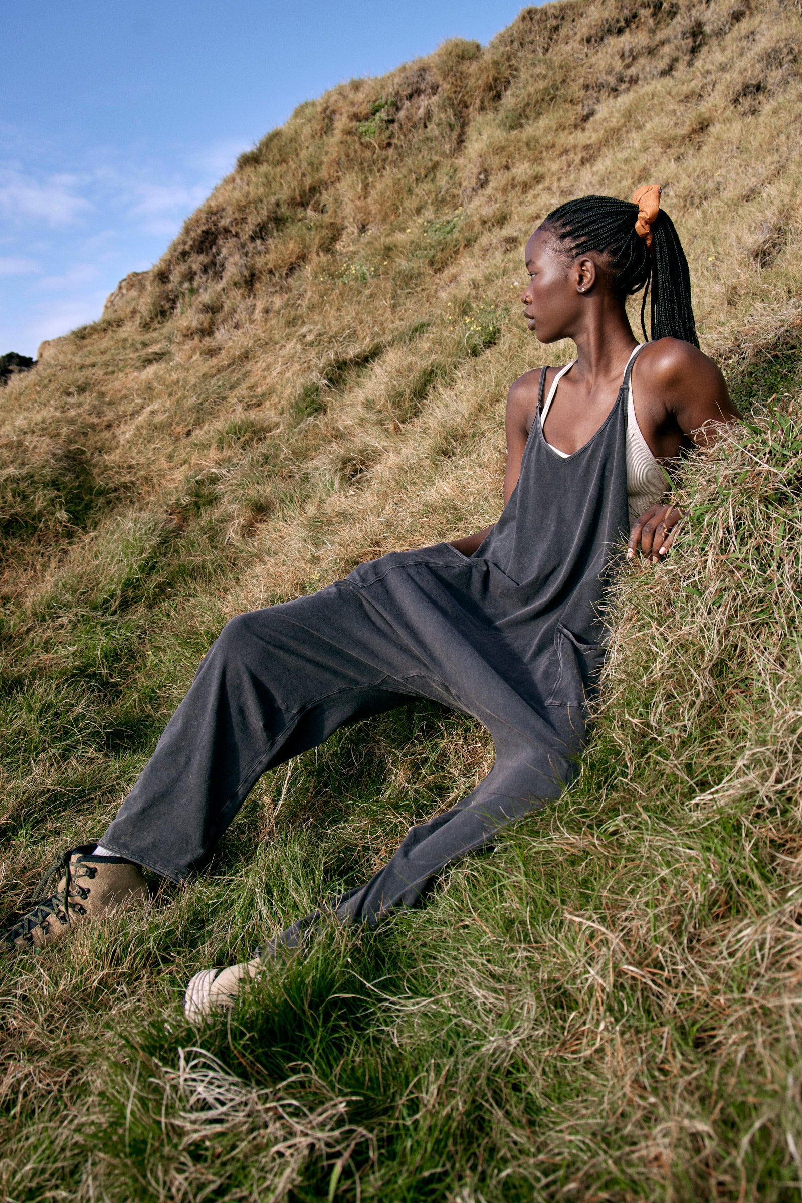Hot Shot Onesie - Washed Black