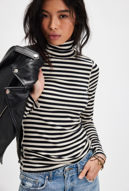 Good Good Turtle Stripe - Black Combo