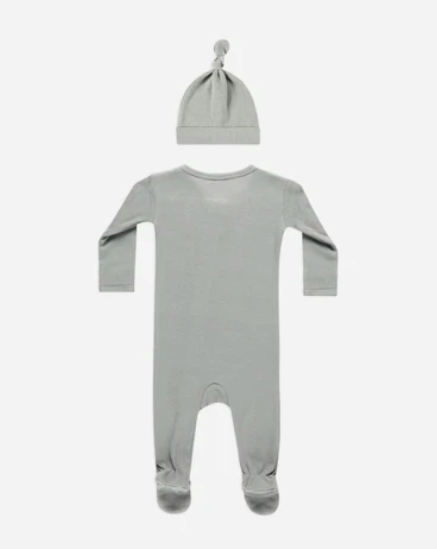 Waffle Sleep Set - Dusty Blue