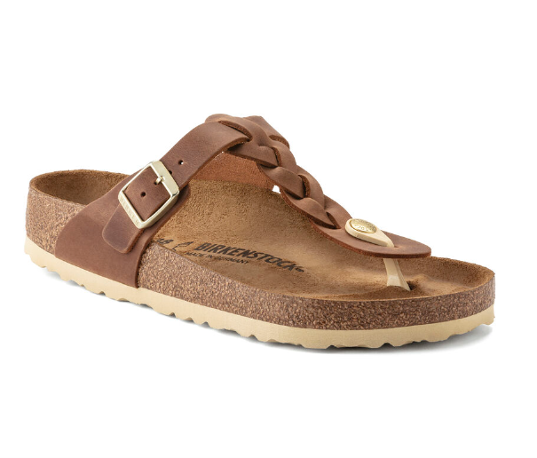 Gizeh Braided Leather - Cognac R