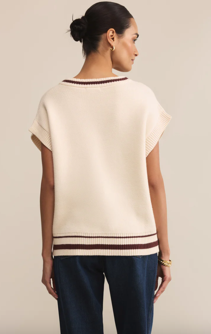 Fletcher Sweater Vest - Brown