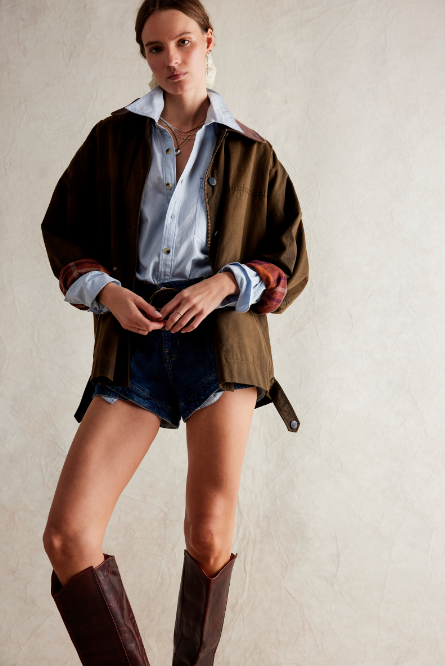 Cori Waxed Jacket - Olive