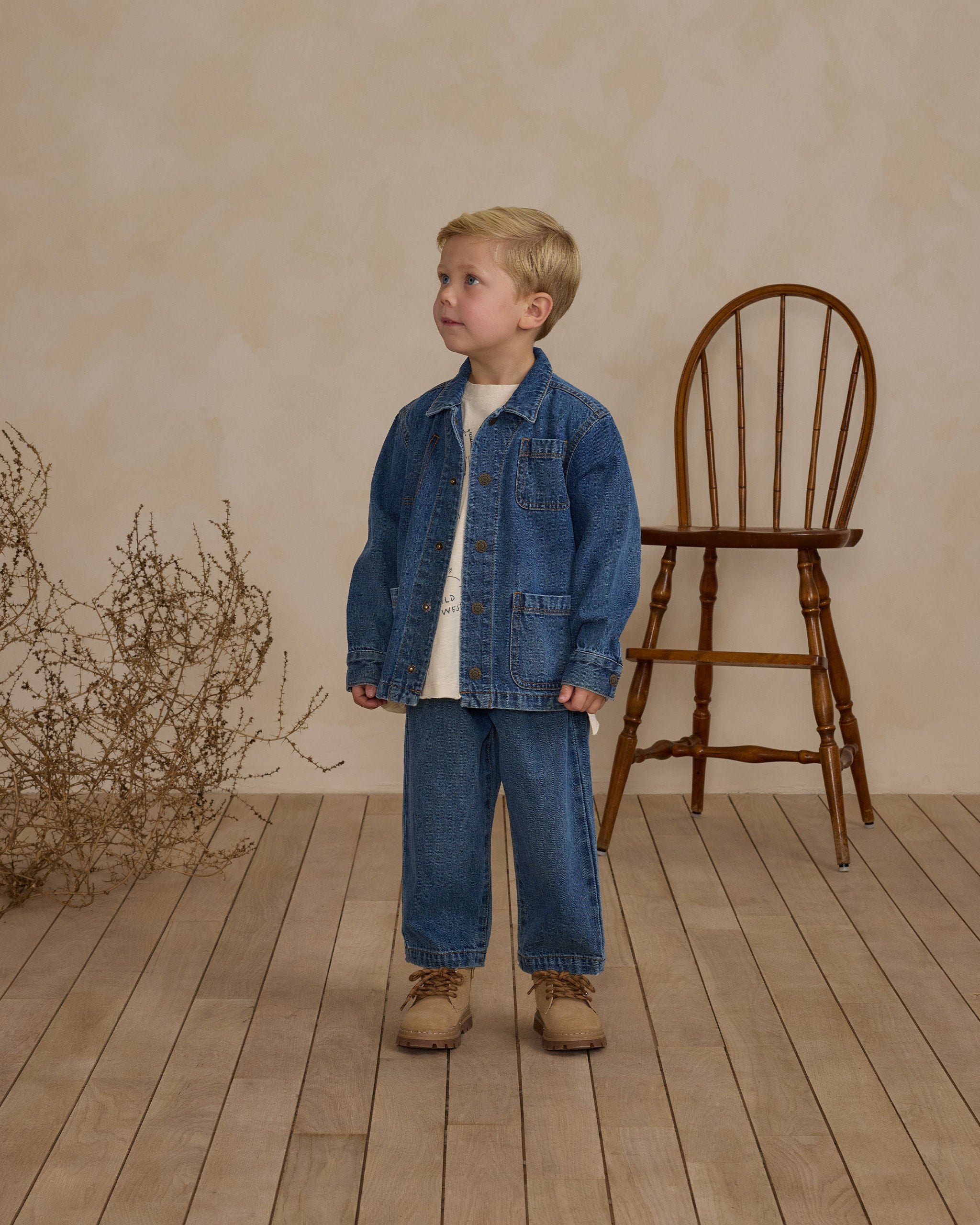 Denim Chore Coat - Indigo