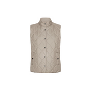Ilse Jacobsen Quilted Short Vest - Greige