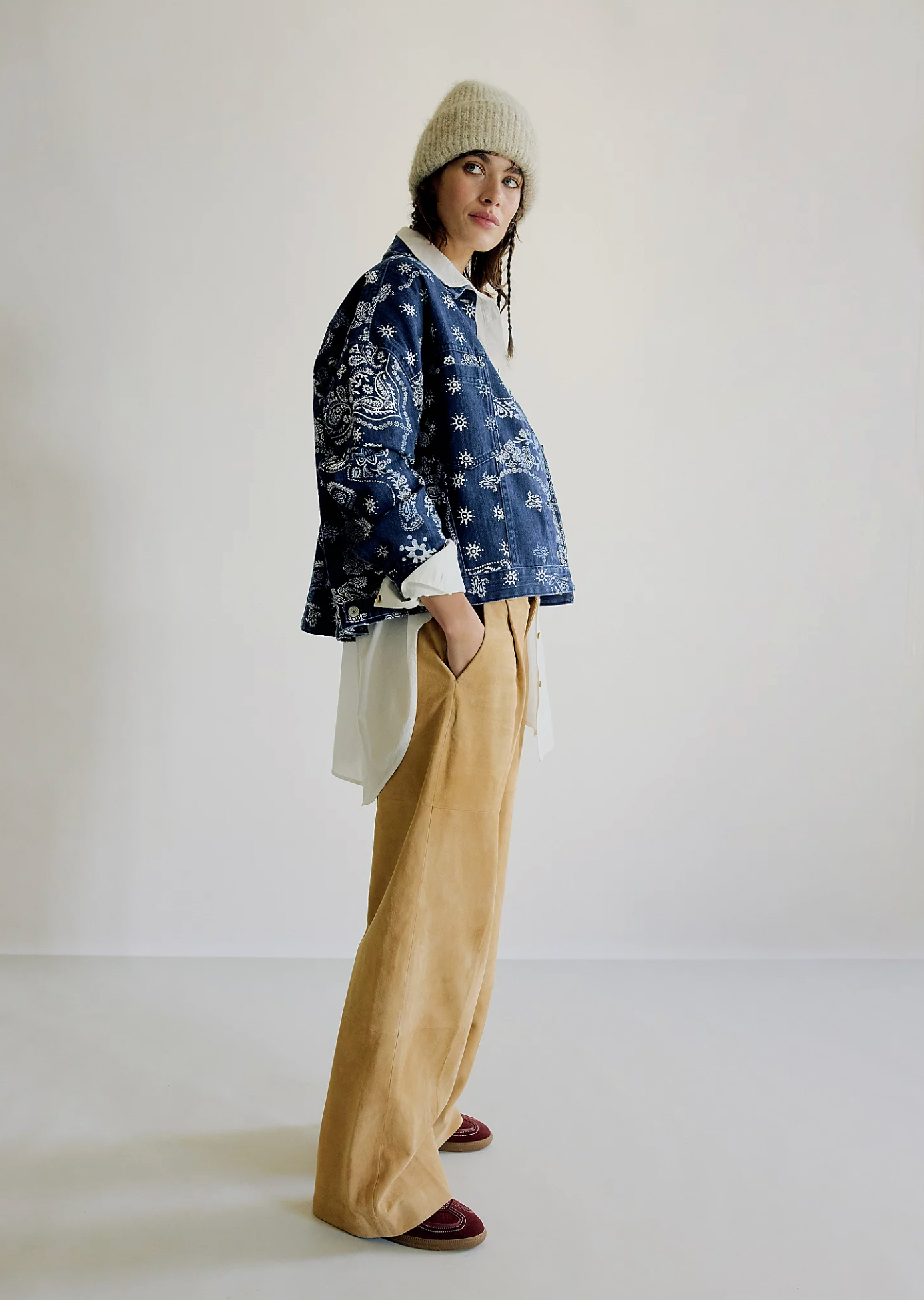 Opal Swing Jacket - Printed Bandana