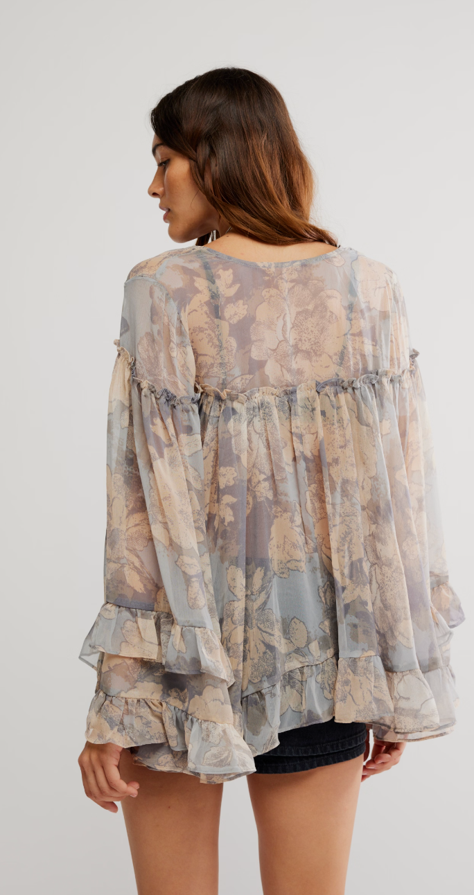Day Dreaming Blouse - Stone Combo