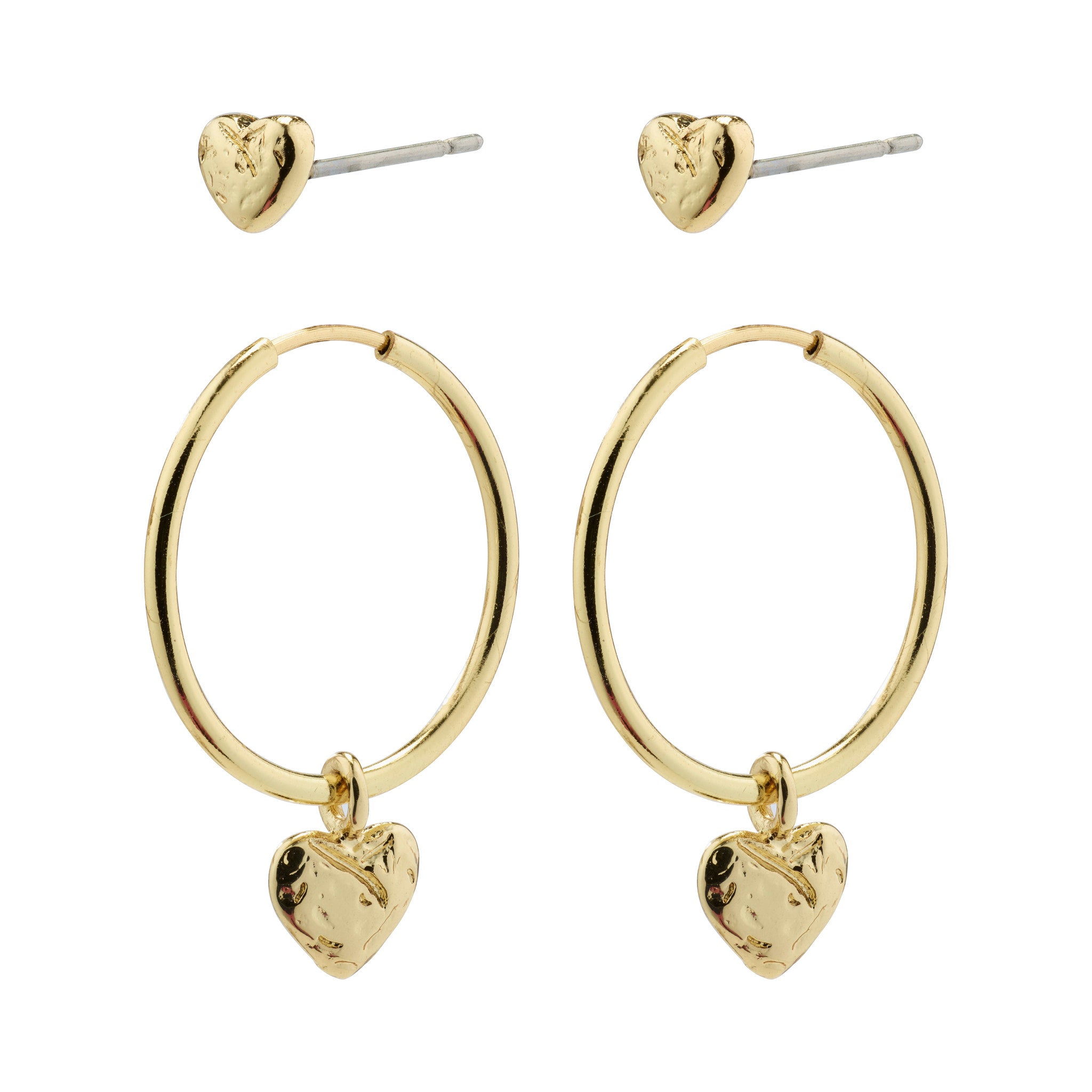 Jayla Heart Earring Set - Pilgrim