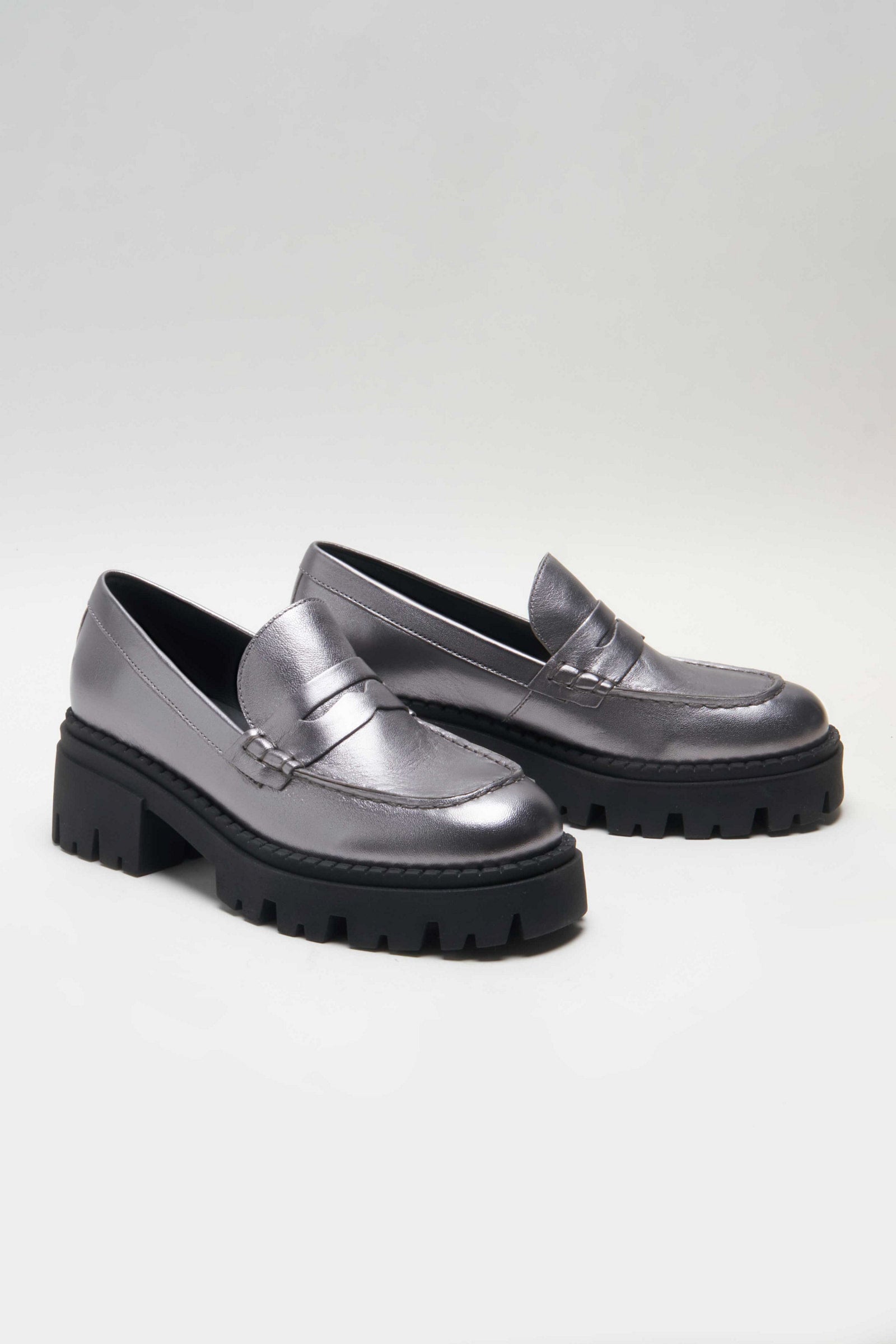 Lyra Lug Loafer - Pewter