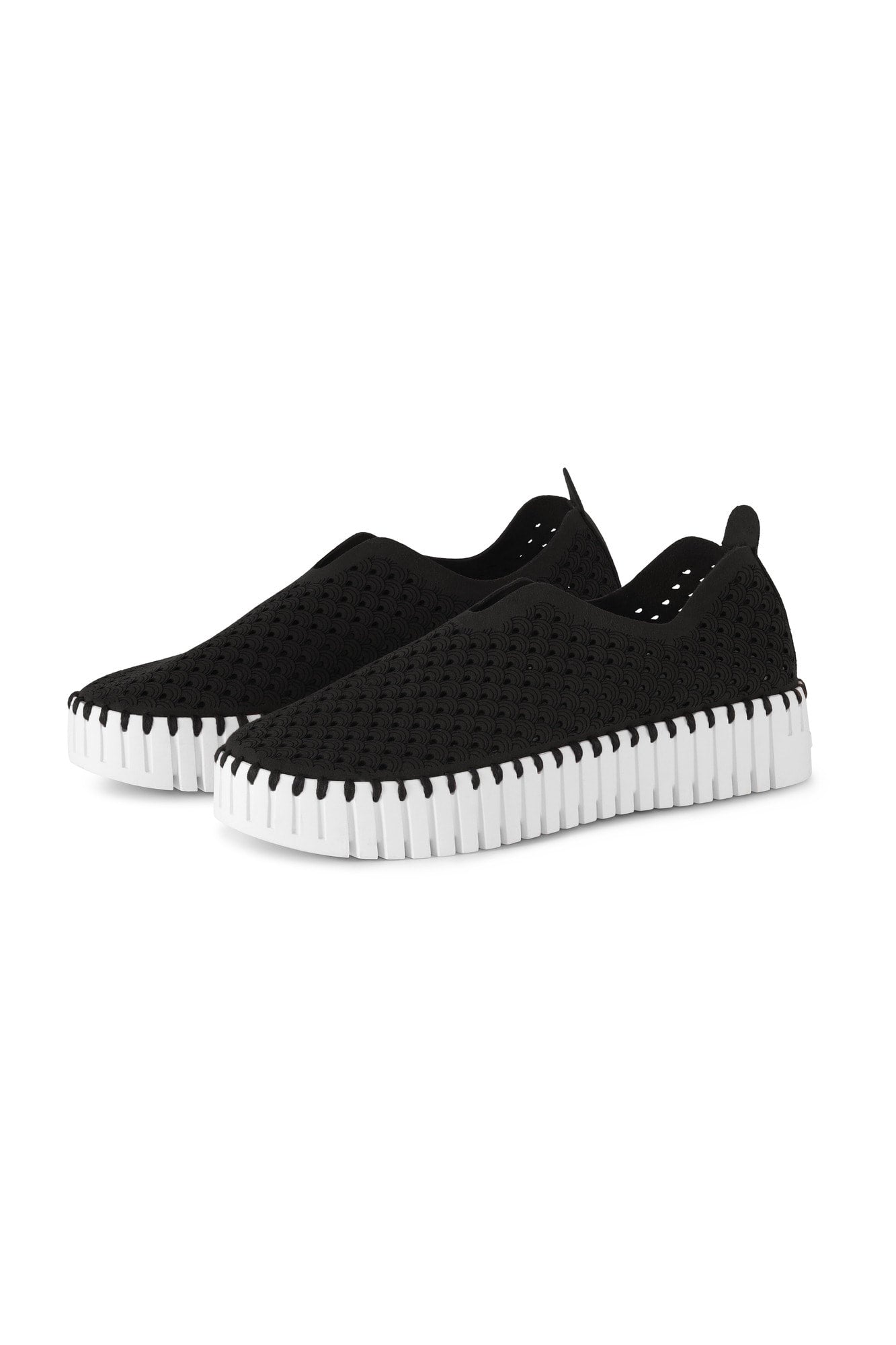 Tulip Shoe - Platform Black