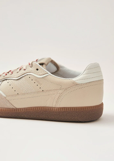 Tb.490 Rife Grain Cream Leather Sneakers - Alohas