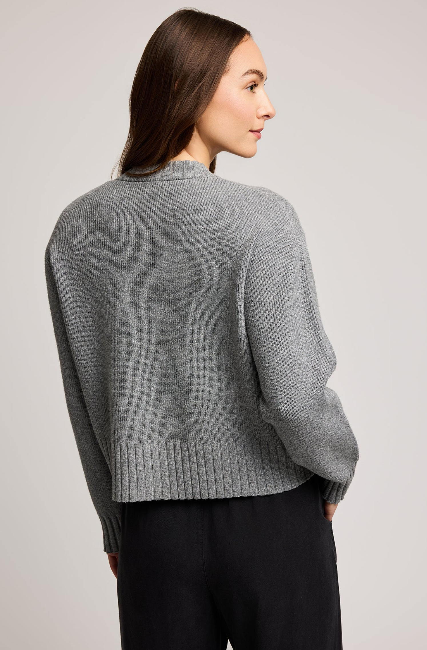 Mabel Cardi - Heather Grey