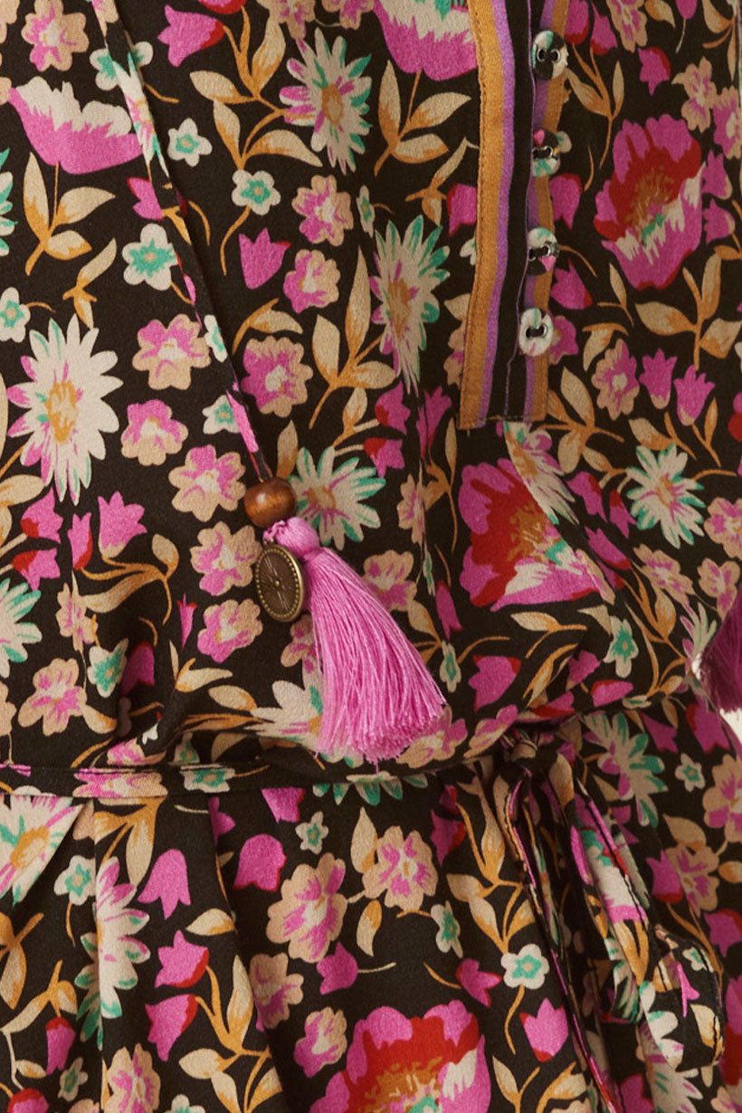 Impala Lily Romper - Night Blossom