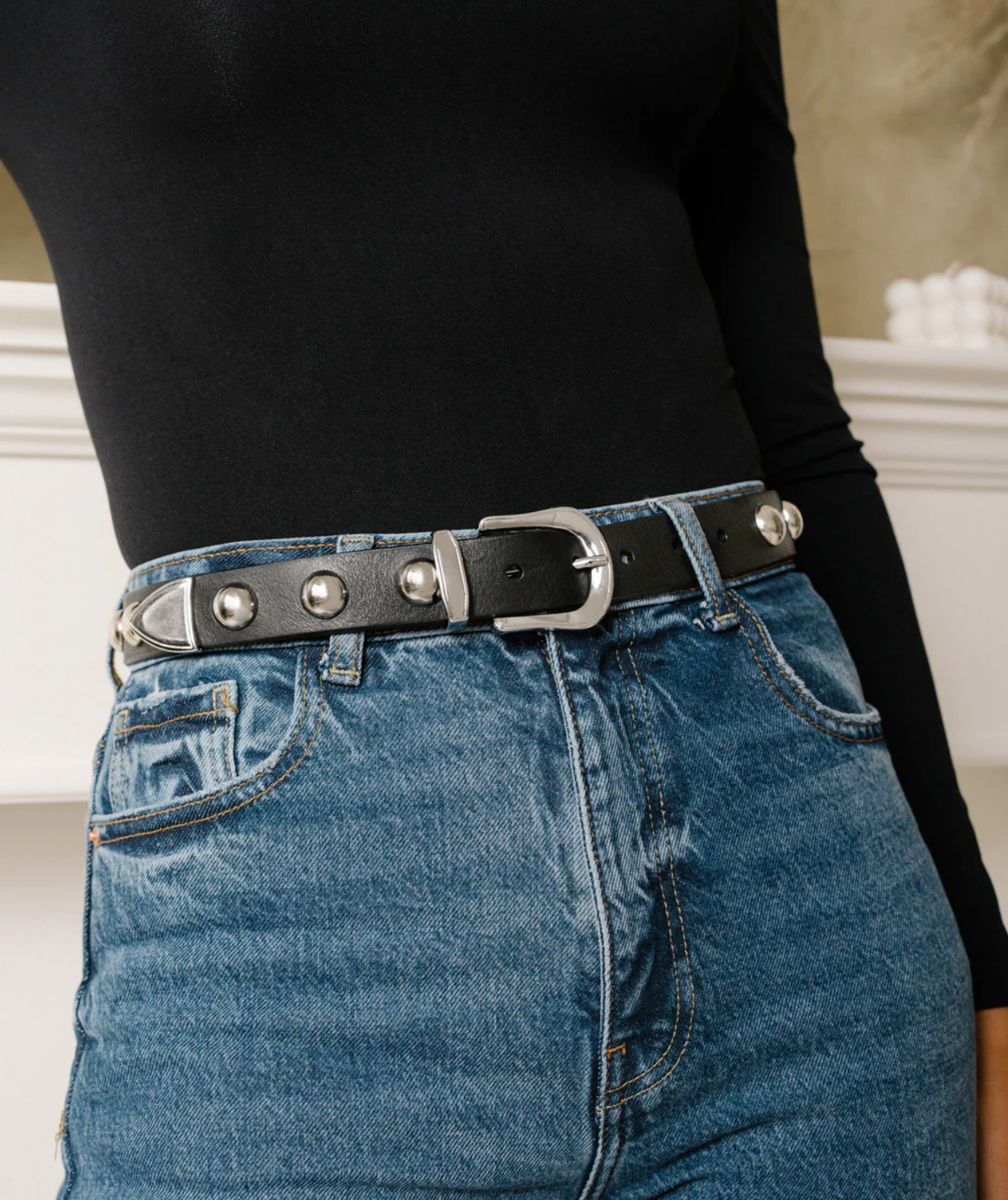 Jealynn Briddle Belt - Black Bridle