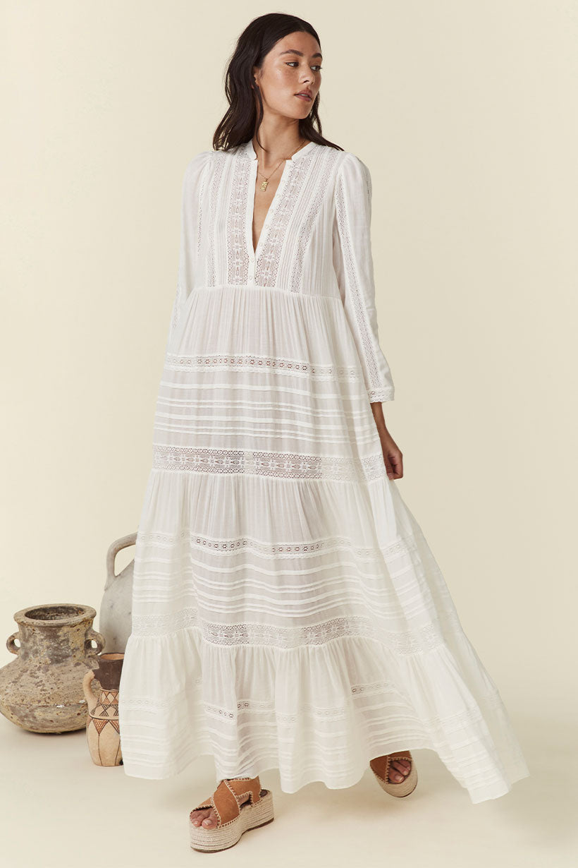 Teodora Gown - White
