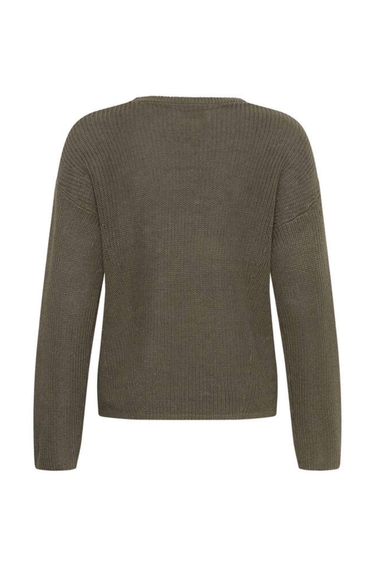 Etronas - V-Neck Sweater - Smokey Olive