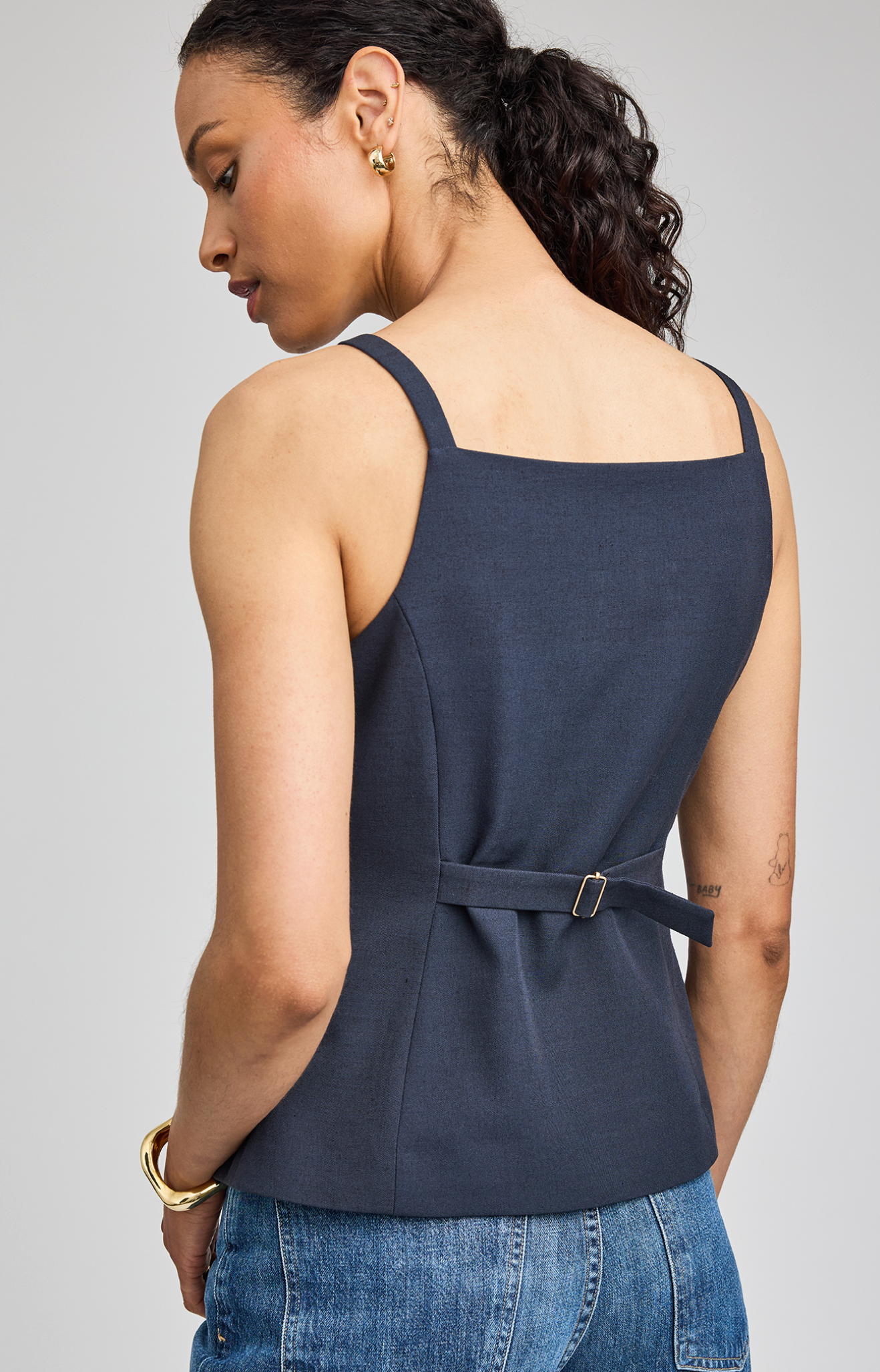 Harper Top - Navy