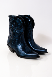 Way Out West Boot - Metallic Navy