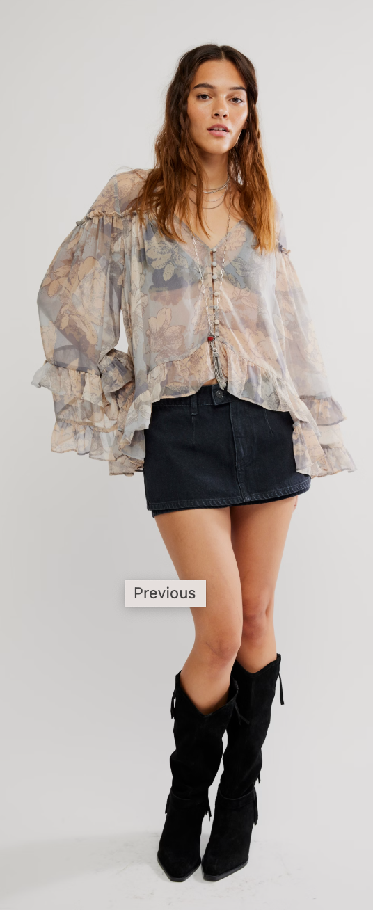 Day Dreaming Blouse - Stone Combo