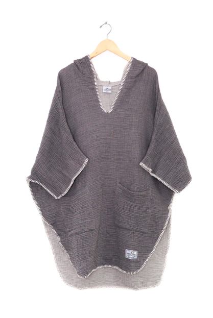 Women's Cocoon Surf Poncho - Grey