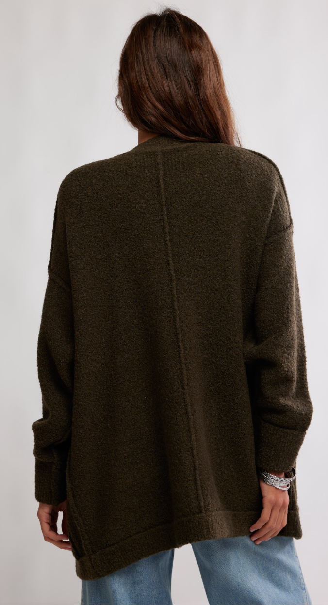WTF Blazing Cardi - Dark Green