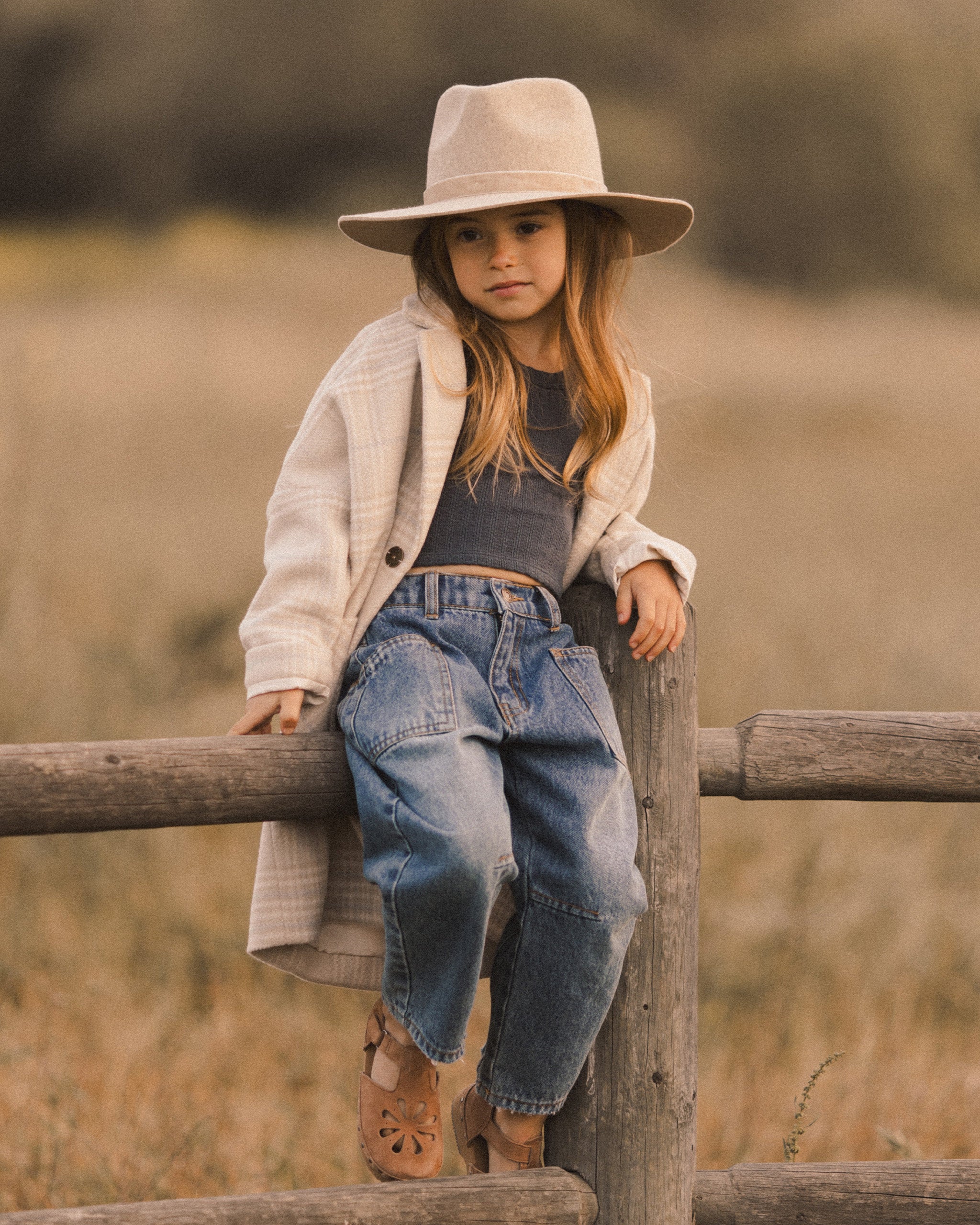 Kids Barrel Pant - Indigo