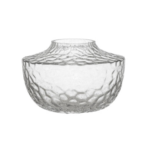 Hammered Glass Vase