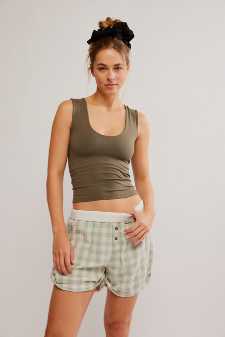 Clean Lines Muscle Cami - Tarmac