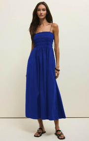 Corneila Poplin Midi Dress - Nautical