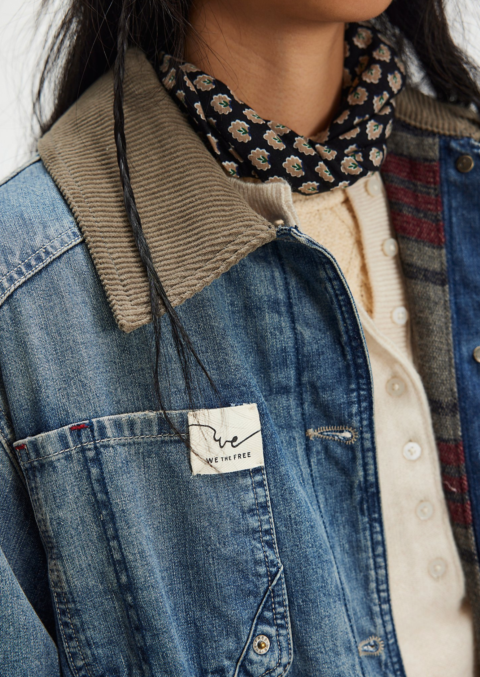 Sweet Talk Denim Barn Coat - Century Wash