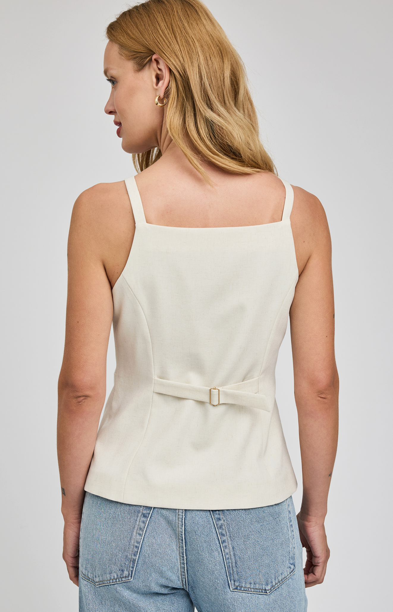 Harper Top - Heather Cream