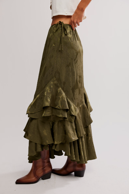 Autumn Promenade Maxi Skirt - Adventurer