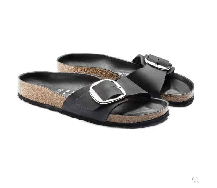 Madrid Big Buckle - Black