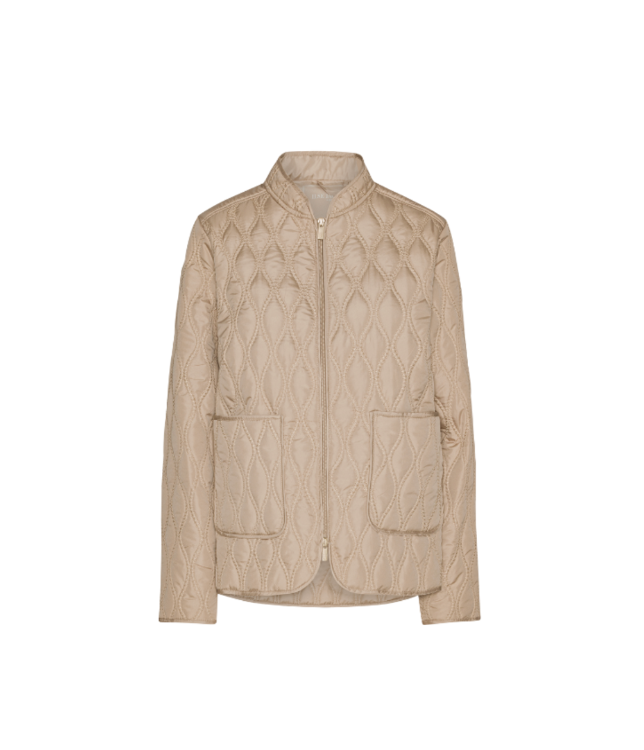 Quilted Short Jacket - Wheat