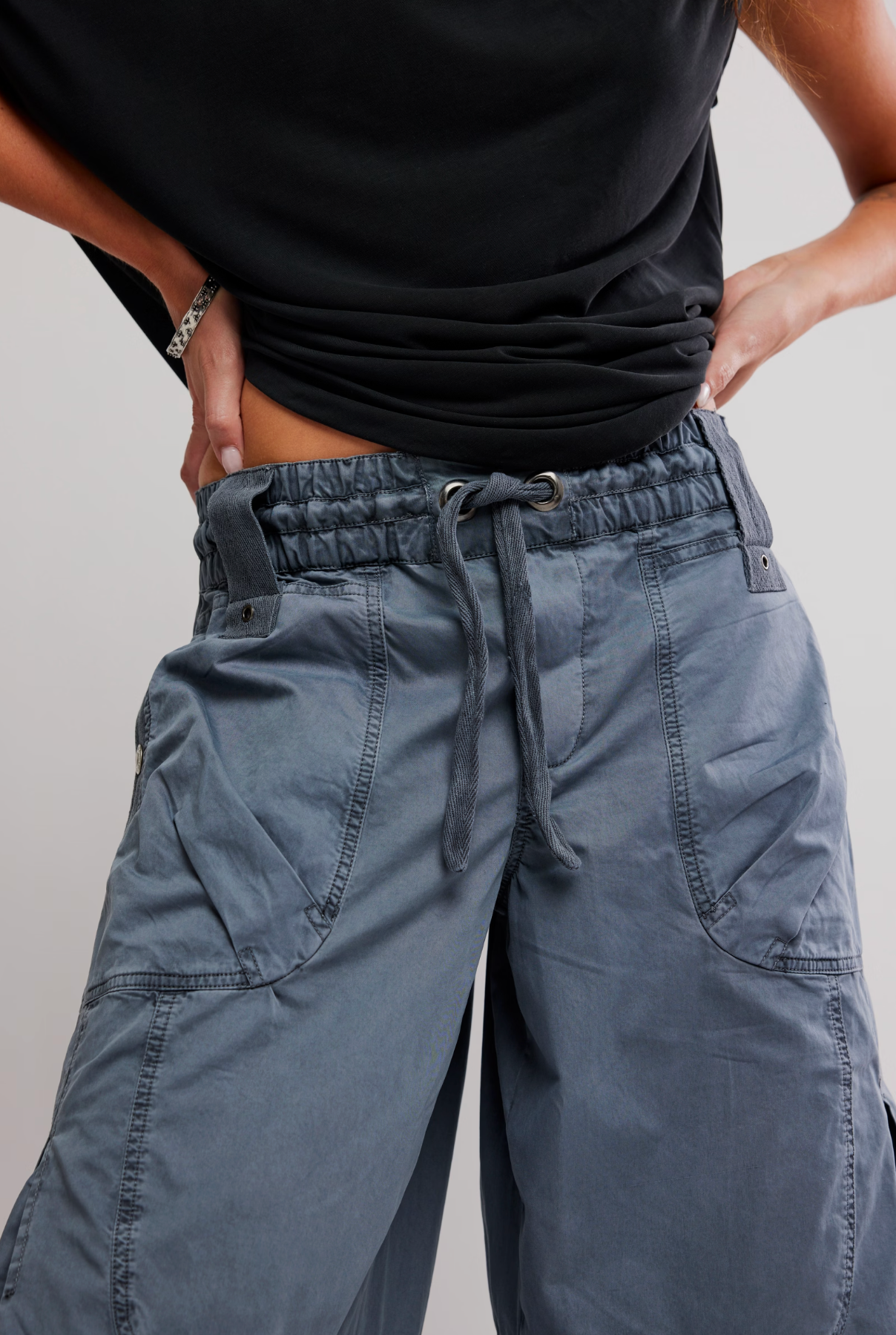Onset Parachute Pant - Steel