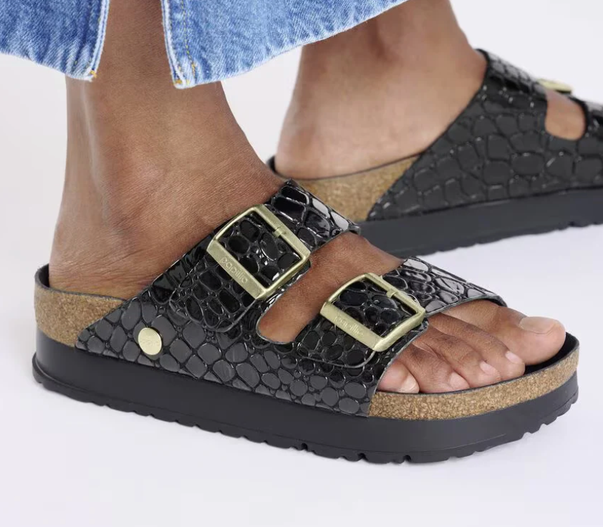 Arizona Platform - Black Croc