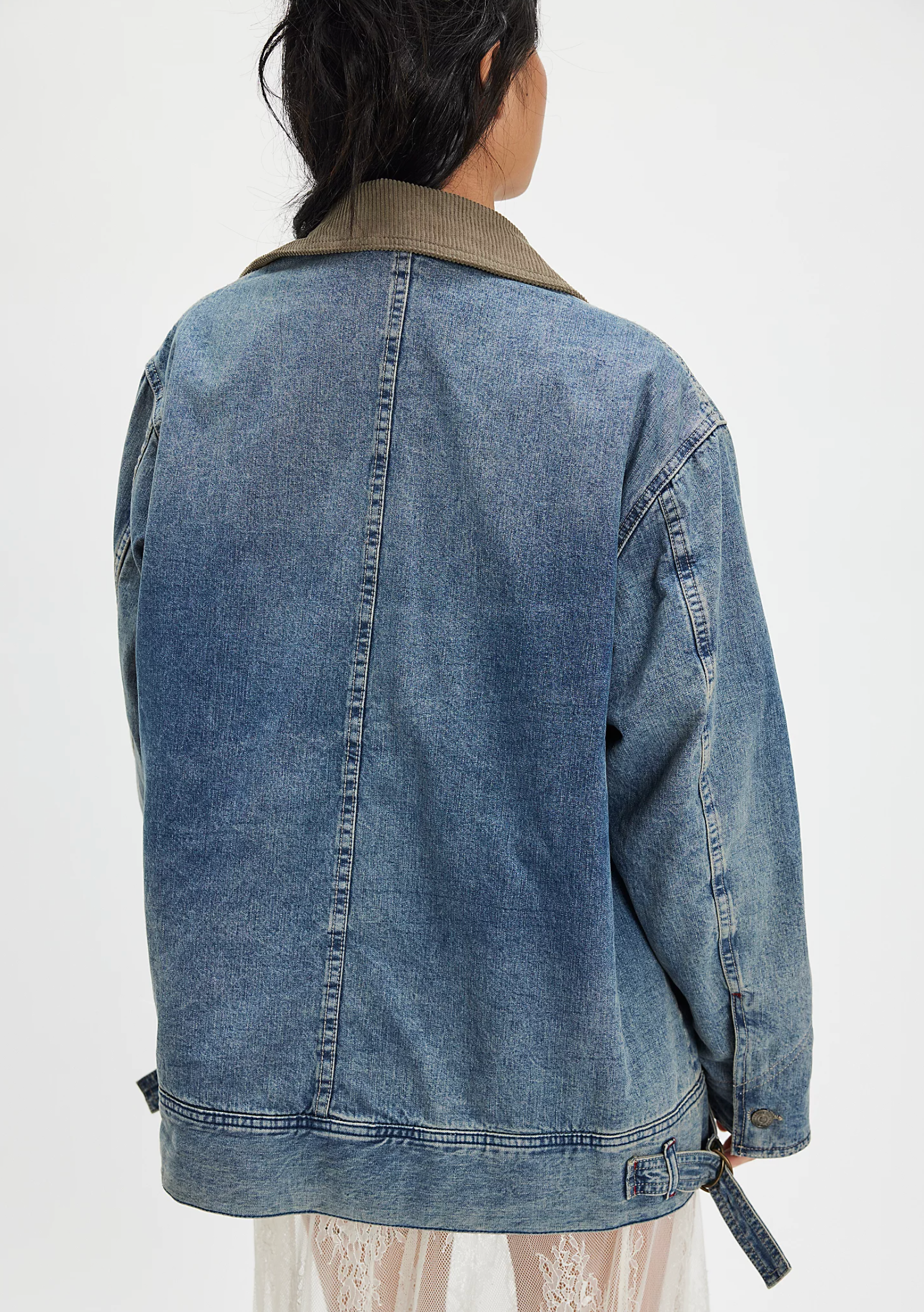 Sweet Talk Denim Barn Coat - Century Wash