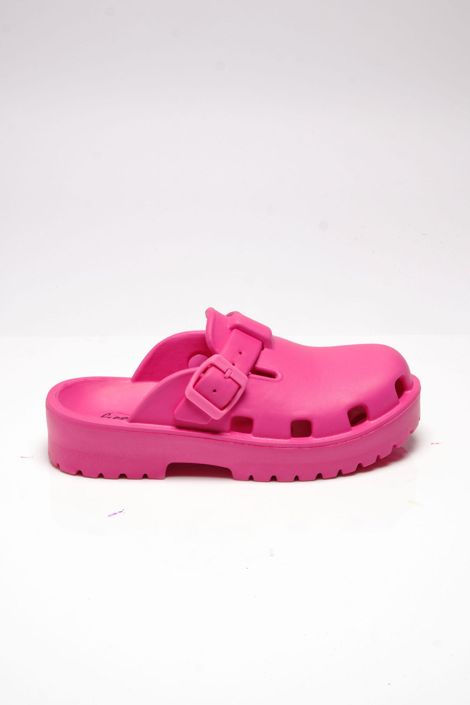 Karlie Buckle Clog - Watermelon