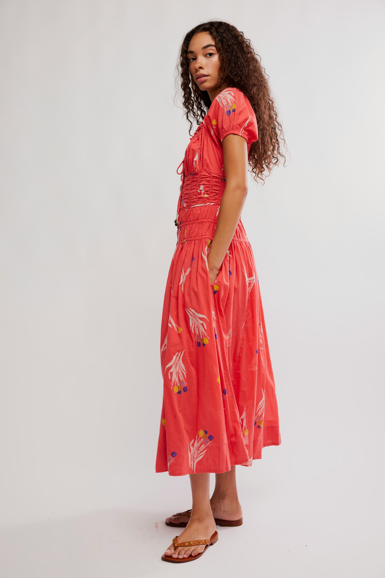Complete Me Midi - Coral Combo