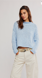 Opal Sweater - Cashmere Blue