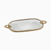 Glass Dish Wreath Handle