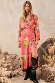 Libertine Reversible Robe - Cayenne