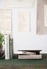 Book Storage Boxes - Set of Two
