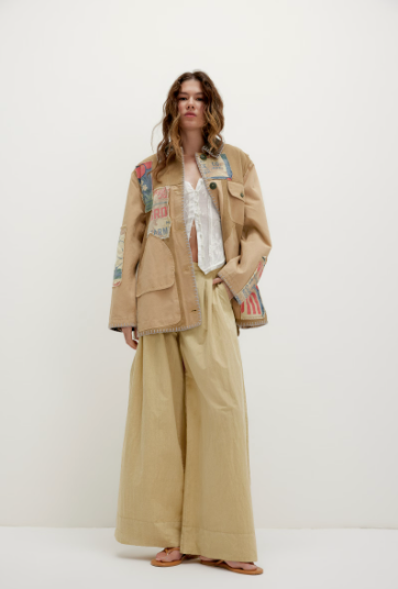 Garden Tamer Jacket- Brown Combo