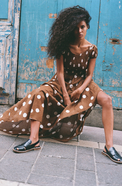 Ultraviolet Dress - Oak Combo