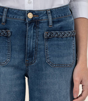 Meg High Rise Patch W/ Braid - Fame