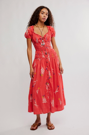 Complete Me Midi - Coral Combo