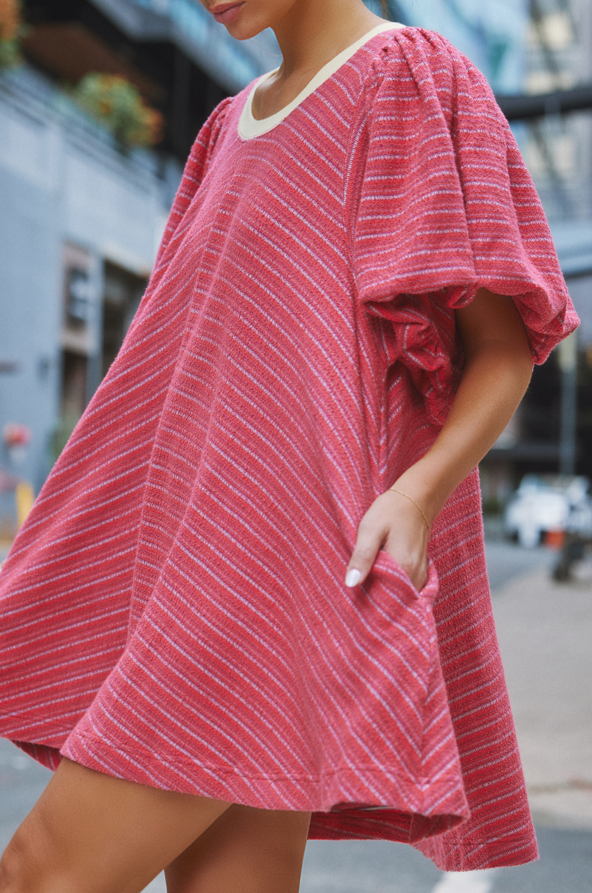 Hudson Pullover - Red Combo